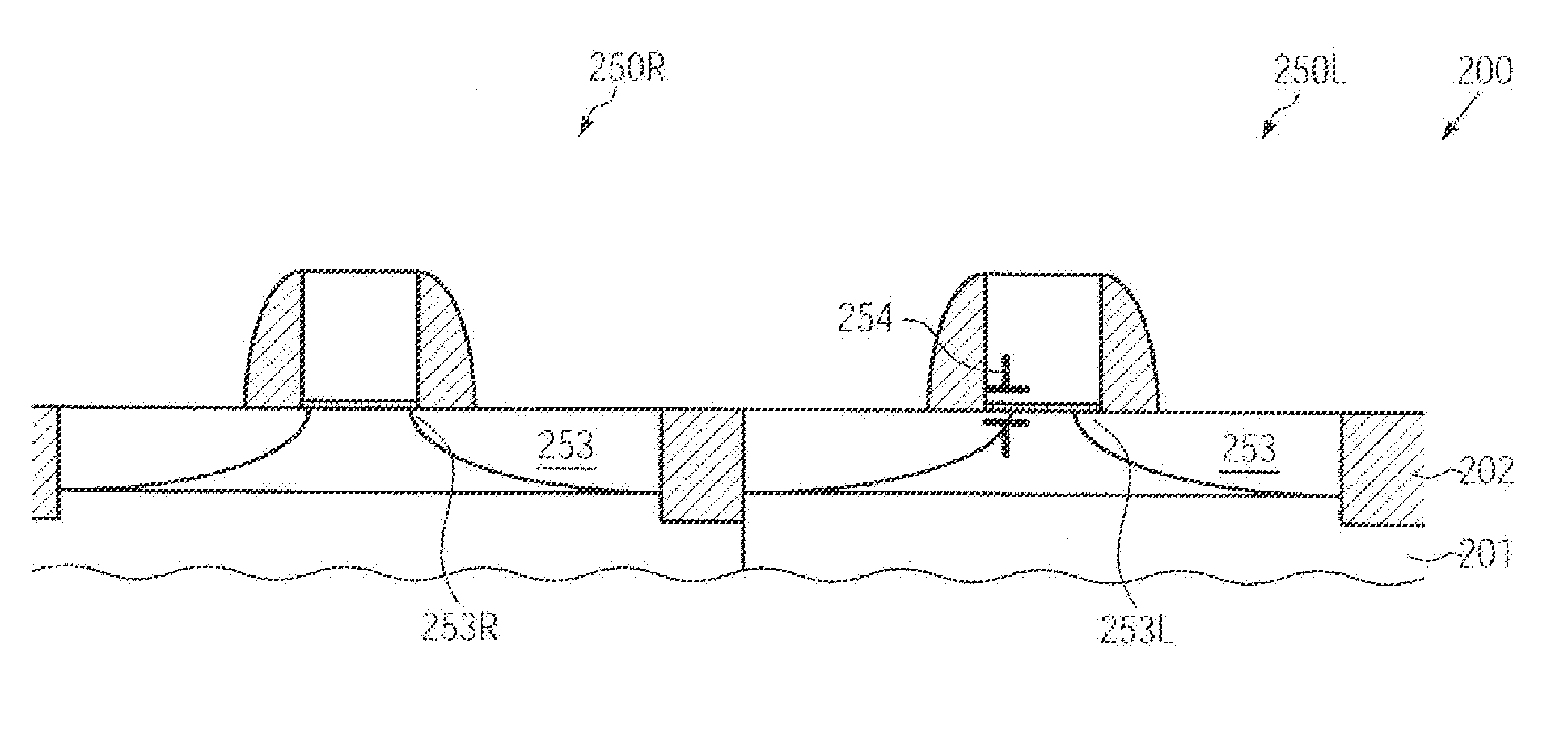 Threshold adjustment for mos devices by adapting a spacer width prior to implantation