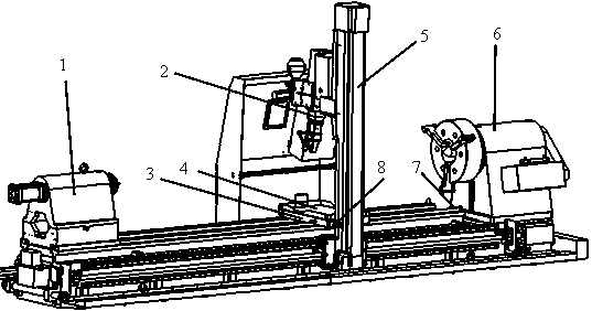 Follow-up powder-receiving tray of laser cladding device