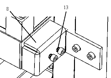 Follow-up powder-receiving tray of laser cladding device