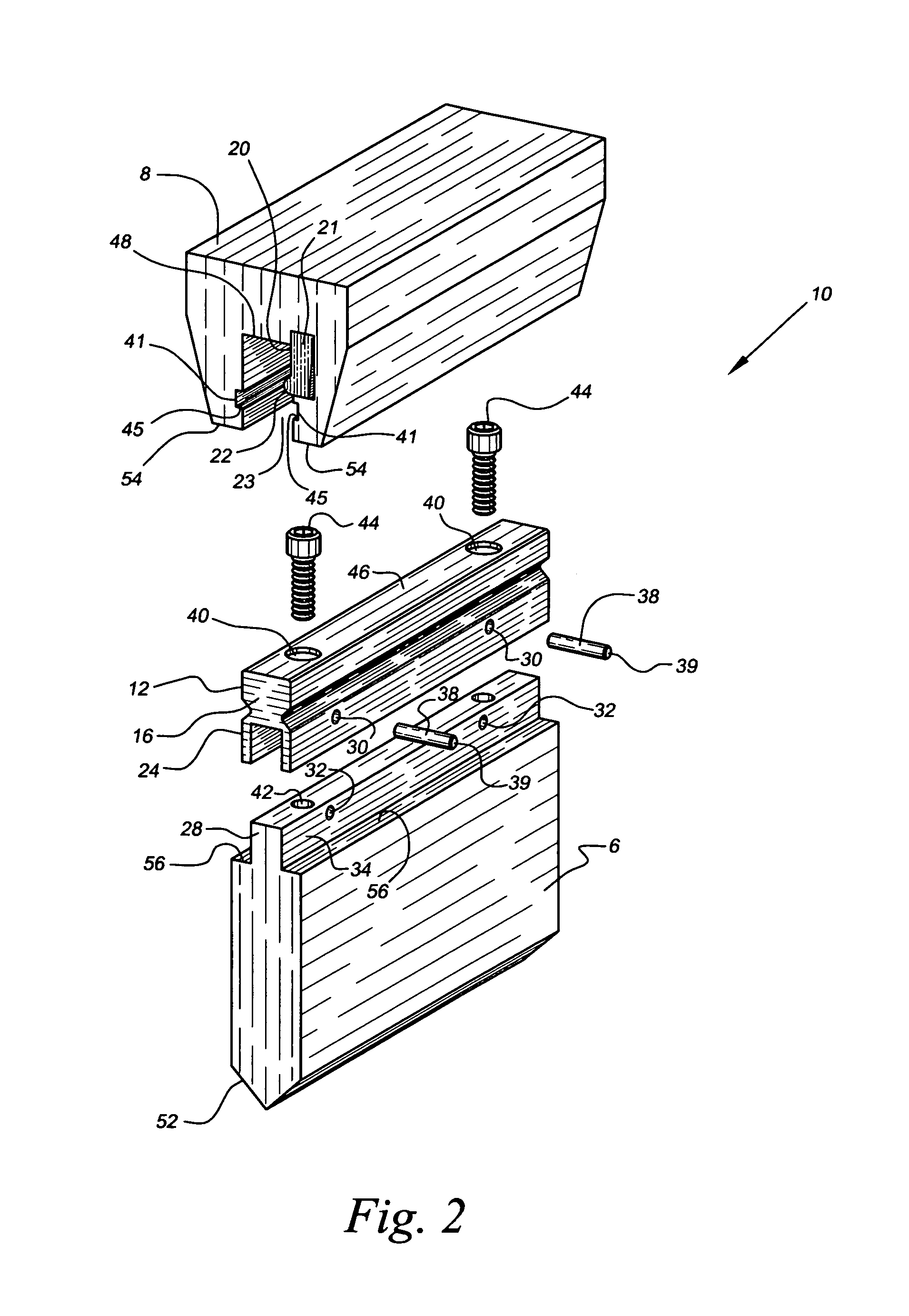 Device and method for securing a punch tool to a ram portion of a press brake