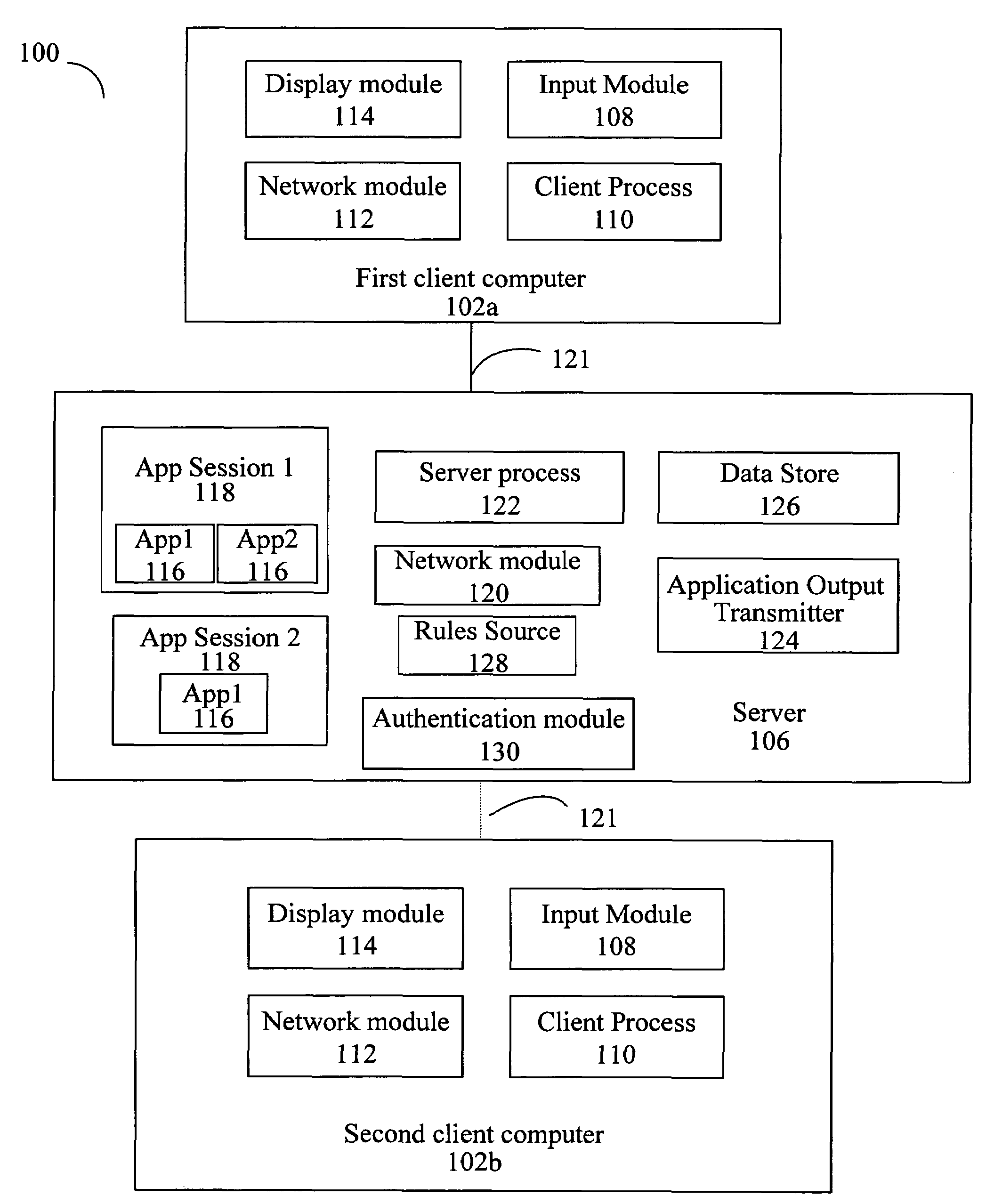 Methods and apparatus for providing access to persistent application sessions