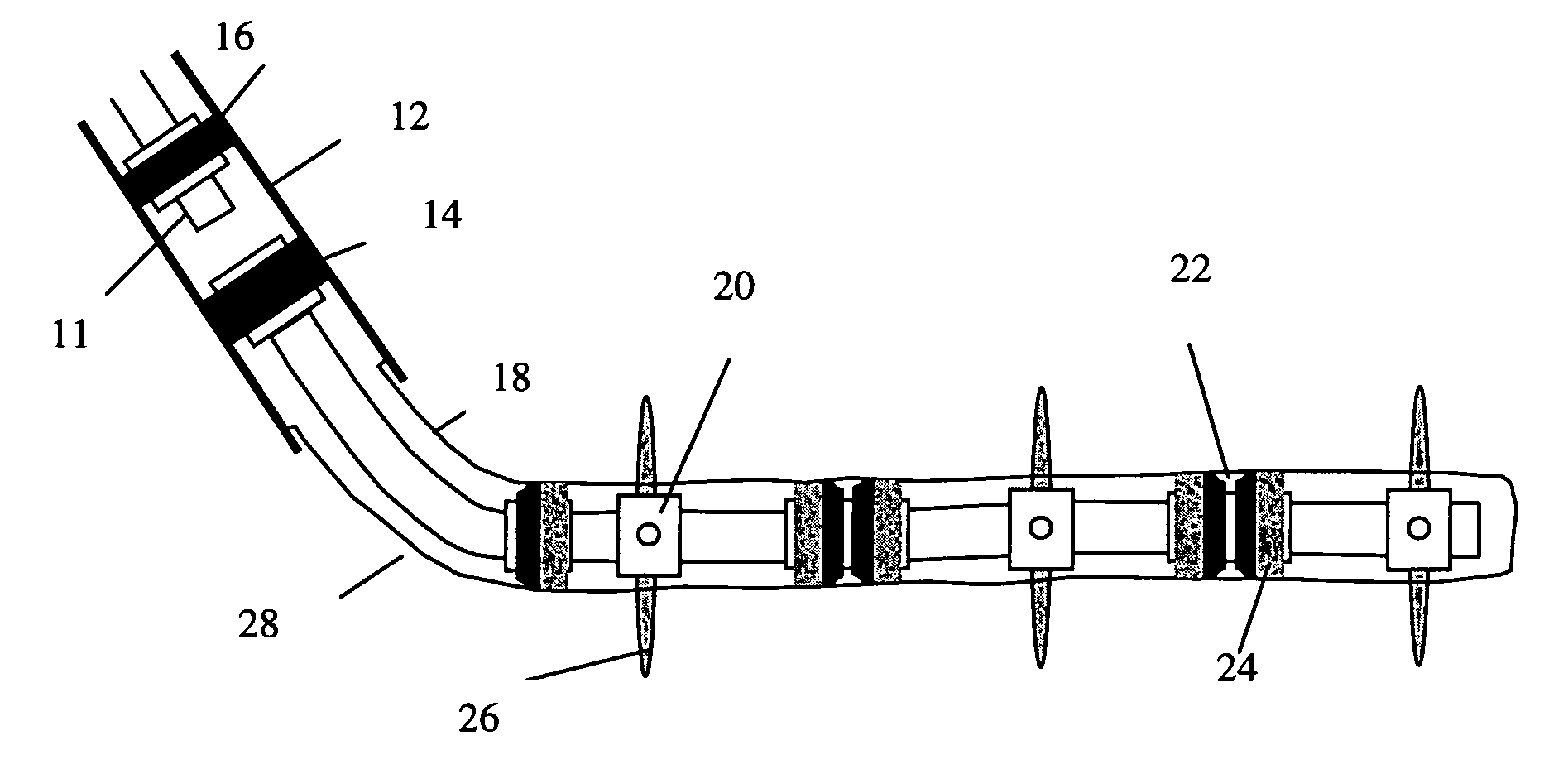 Method and apparatus for placement of multiple fractures in open hole wells