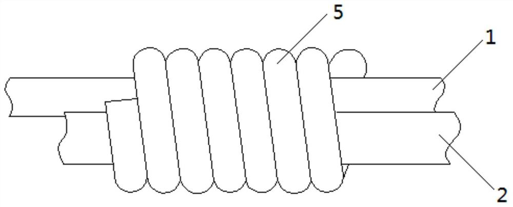 Wiring method for safe grounding of electric floor heating