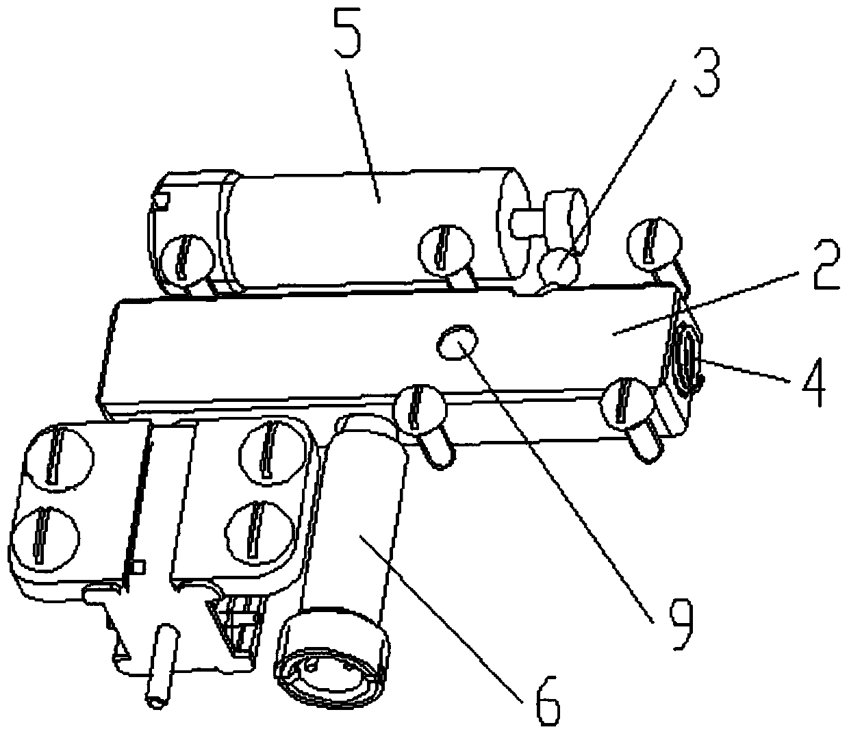 Slider-type safety isolation mechanism based on hot-melting safety mechanism