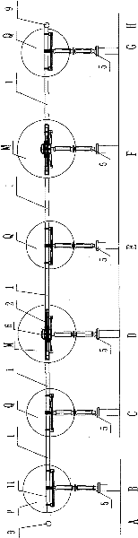 500kv large-span support type tubular bus