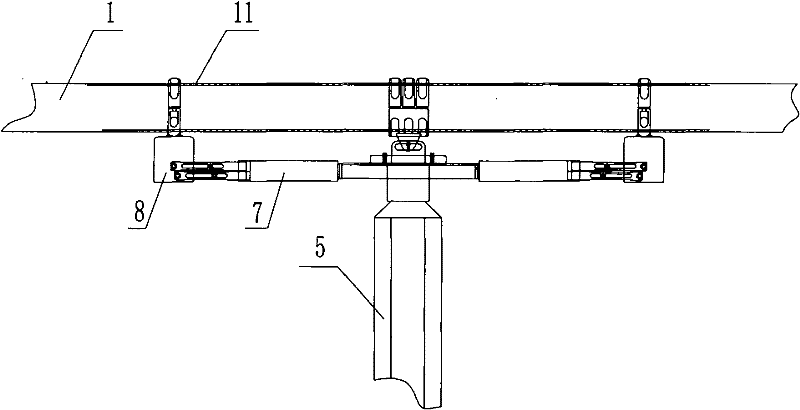 500kv large-span support type tubular bus