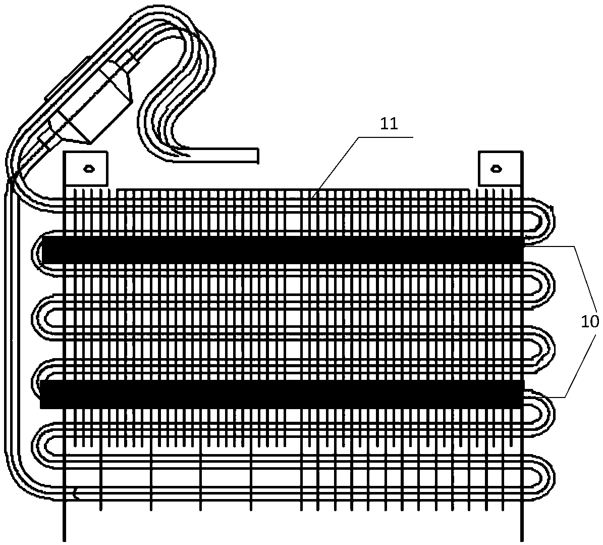Evaporator deicing device