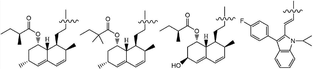 NO donor type statin derivative, and preparation method and application thereof