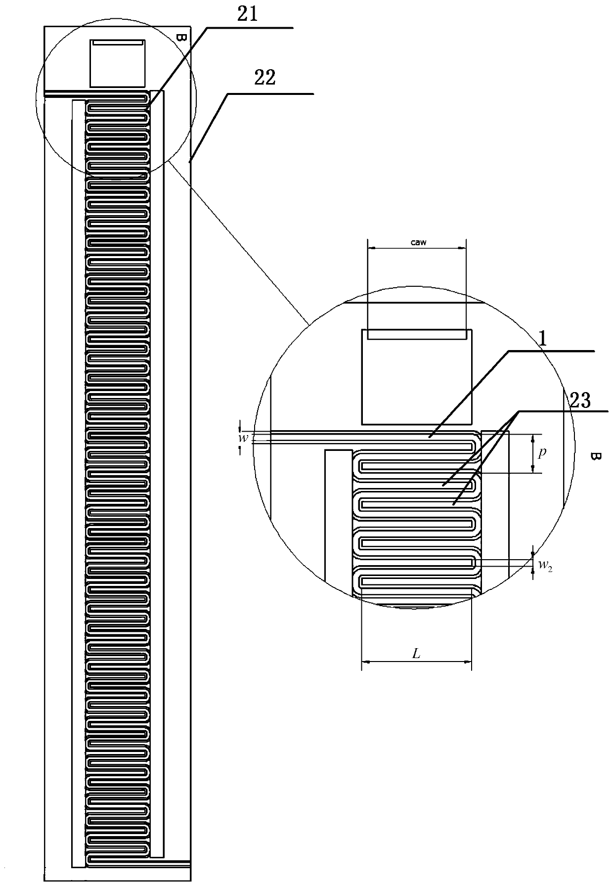 An ultra-broadband planar double-injection slow-wave structure