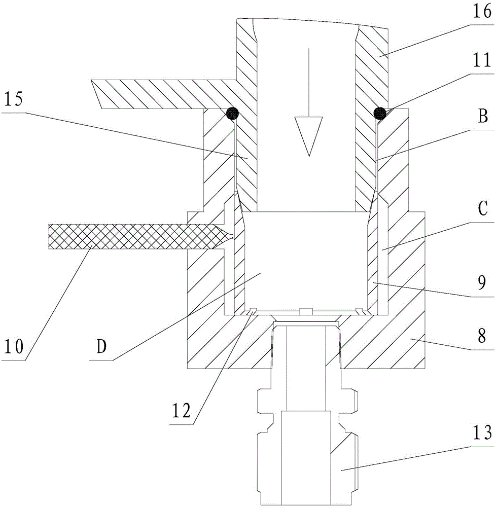 Waste accumulated liquid drainage detecting device for process unit