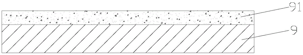 Changing chain elastic lining and manufacturing process thereof