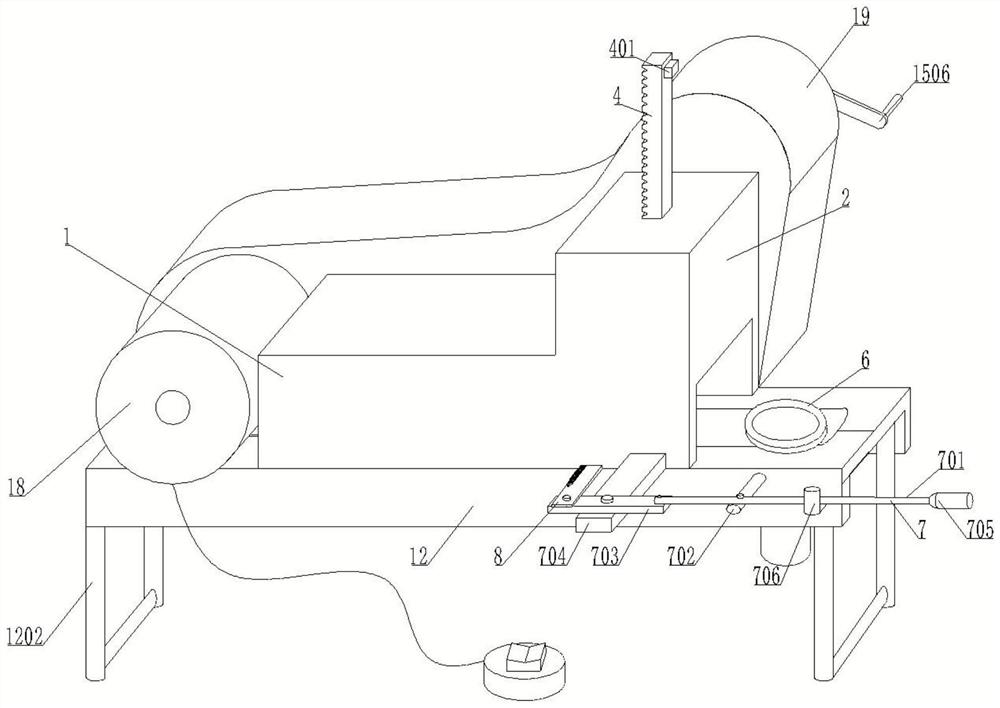 Novel electric buckwheat noodle machine with direct-current series motor