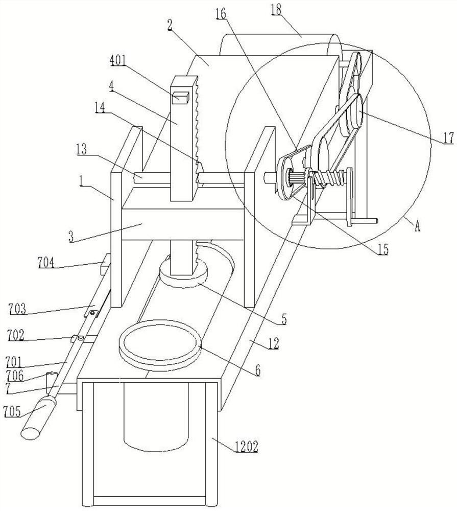 Novel electric buckwheat noodle machine with direct-current series motor