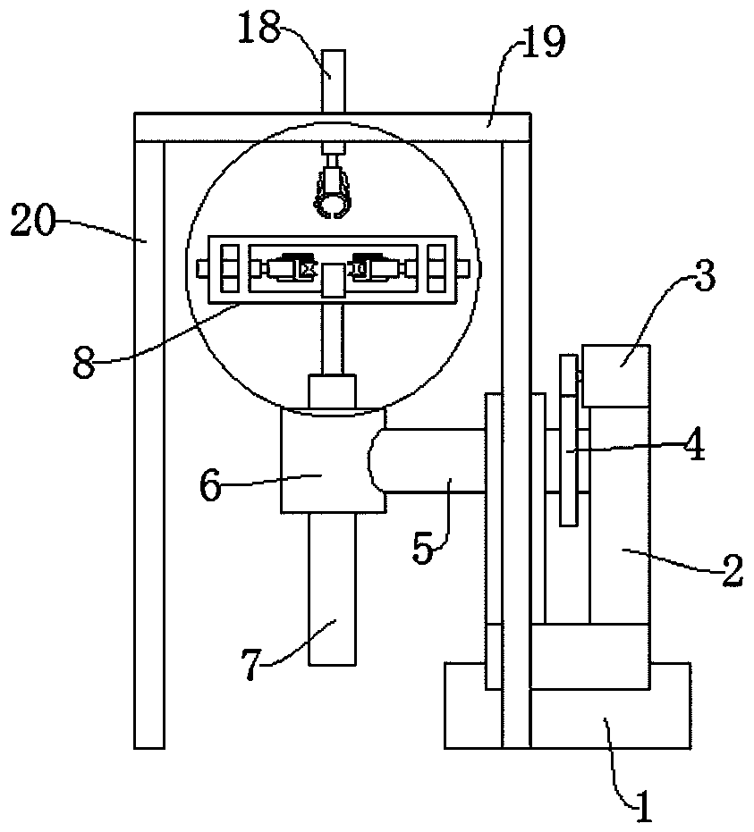 Pantograph slide plate double-head grinding device and grinding method thereof