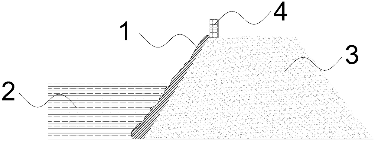 Microorganism reefing method of near-sea sand bank slope
