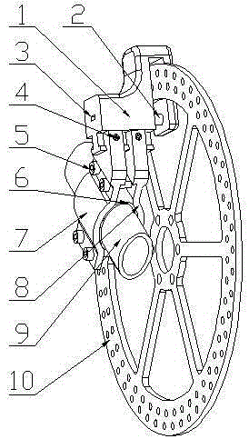 A disc brake lock