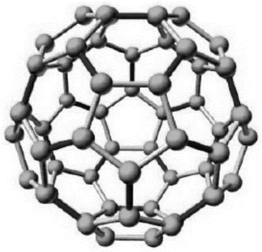 Fullerene pyrrolidine derivative and preparation method thereof