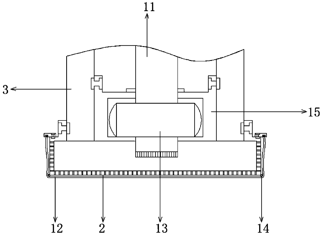 Foundation pit accumulated water removing device