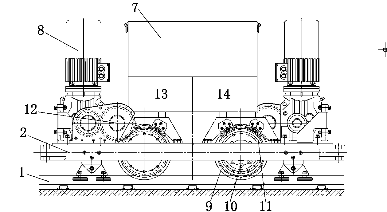 Electric-traction rack rail railcar