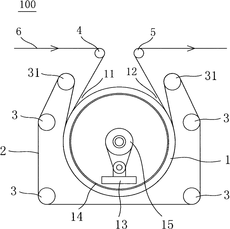 Fabric noniron finishing method, continuous fabric pressing device and press finishing machine