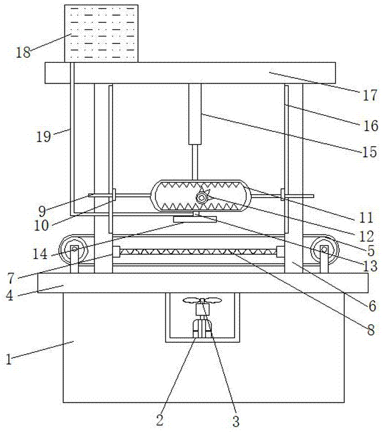 Ironing device for garment production