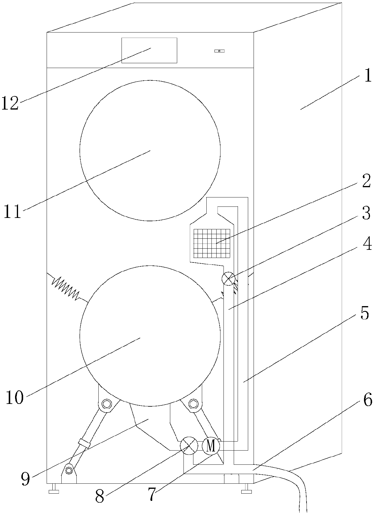 Clothes washing and drying integrated machine and control method thereof