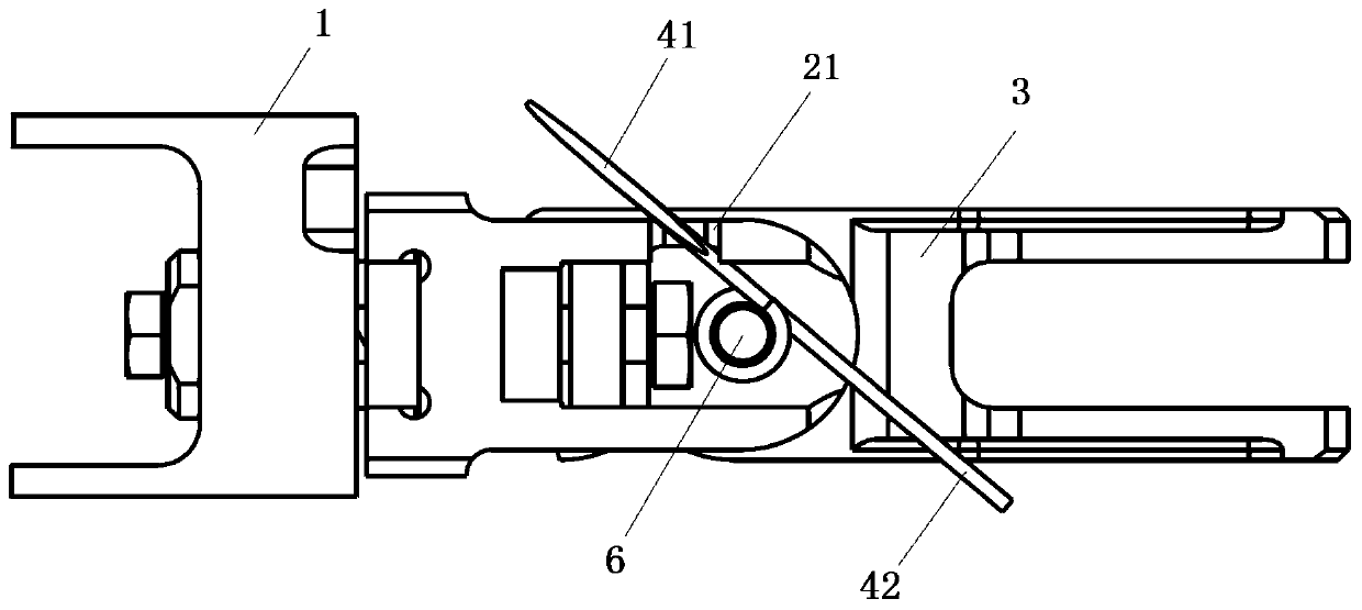 Folding rotor wing of coaxial unmanned helicopter