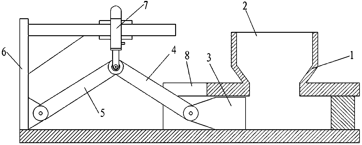 Electric garbage compression device