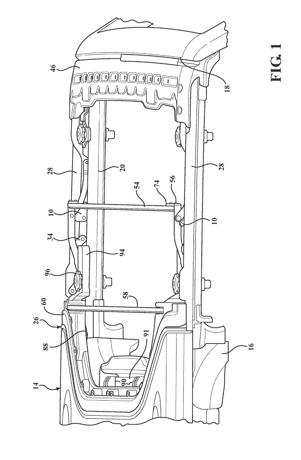 Front top assembly for suv