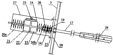 Side slope anchoring structure with early warning energy consumption and damping control system and construction method