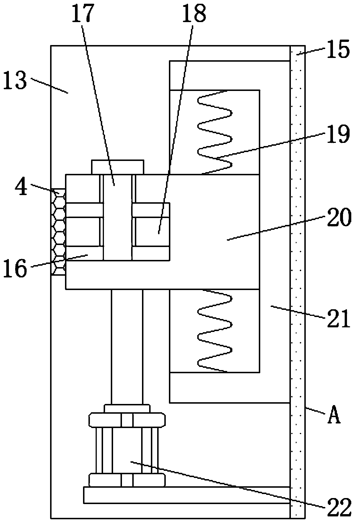 Low-oxygen flameless heat storage type combustion device