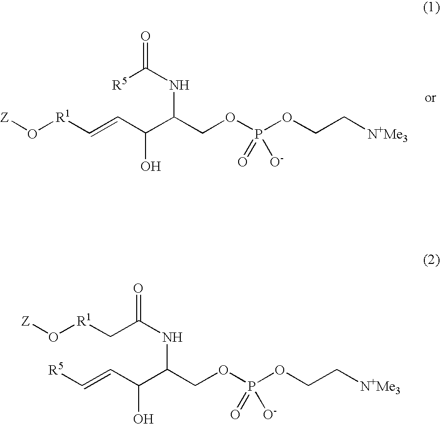 Photoaffinity-labeled sphingomyelin analogs and processes thereof