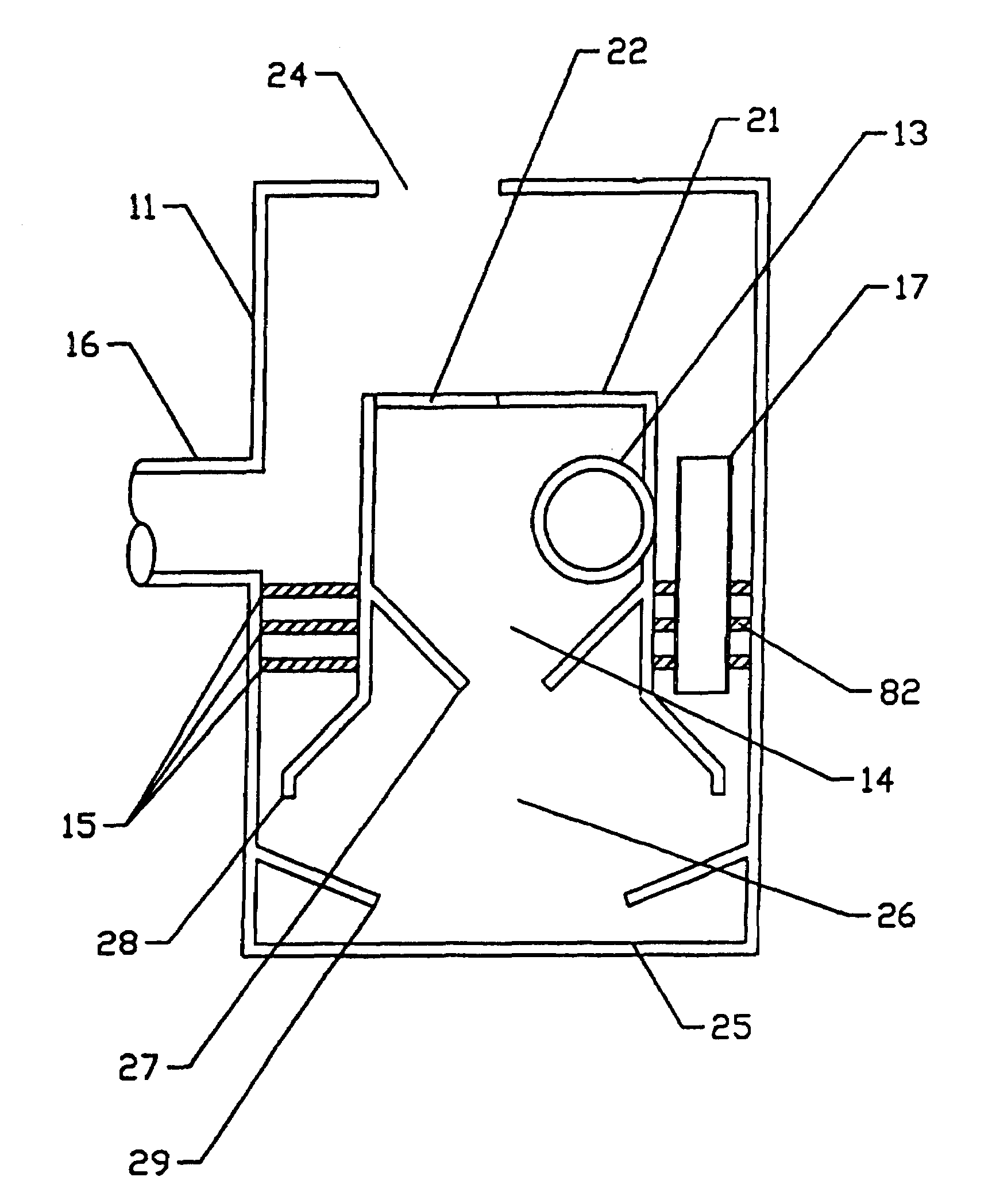 Method of and apparatus for cleaning runoff water