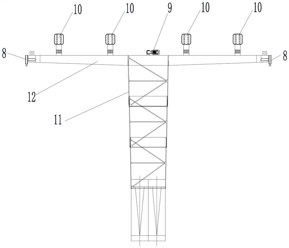 Container alignment device of container quay crane