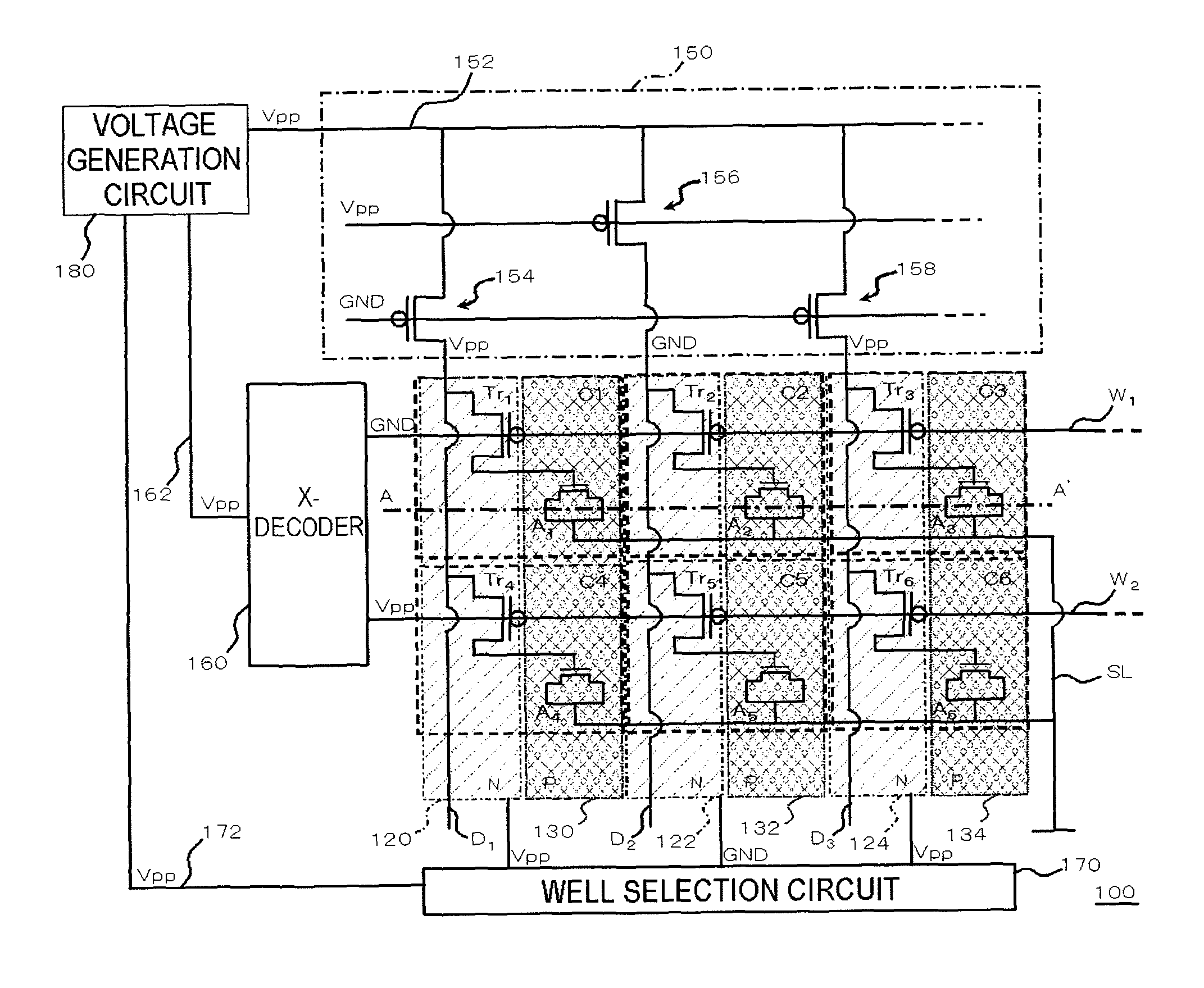 Semiconductor memory device and a method of controlling a semiconductor memory device