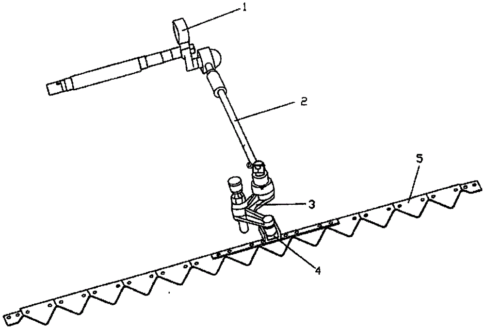 Universal harvester lower cutter transmission device