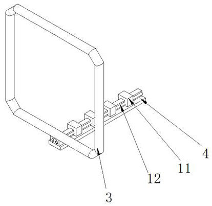 Waterproof bottom support for pipe gallery formwork supporting vertical rod