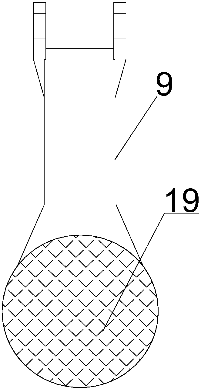 Extrusion type solid-liquid separation medical waste treatment apparatus