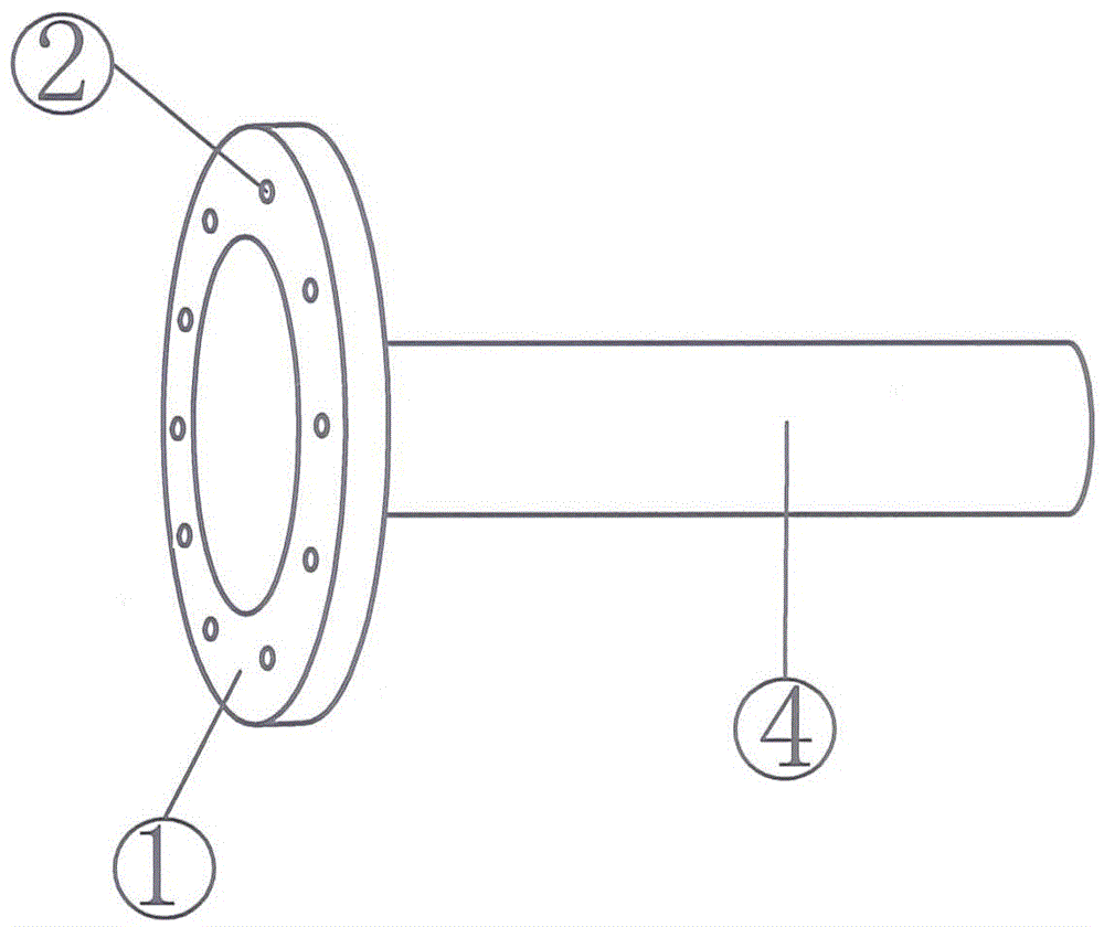 Quadrangular forming die barrel