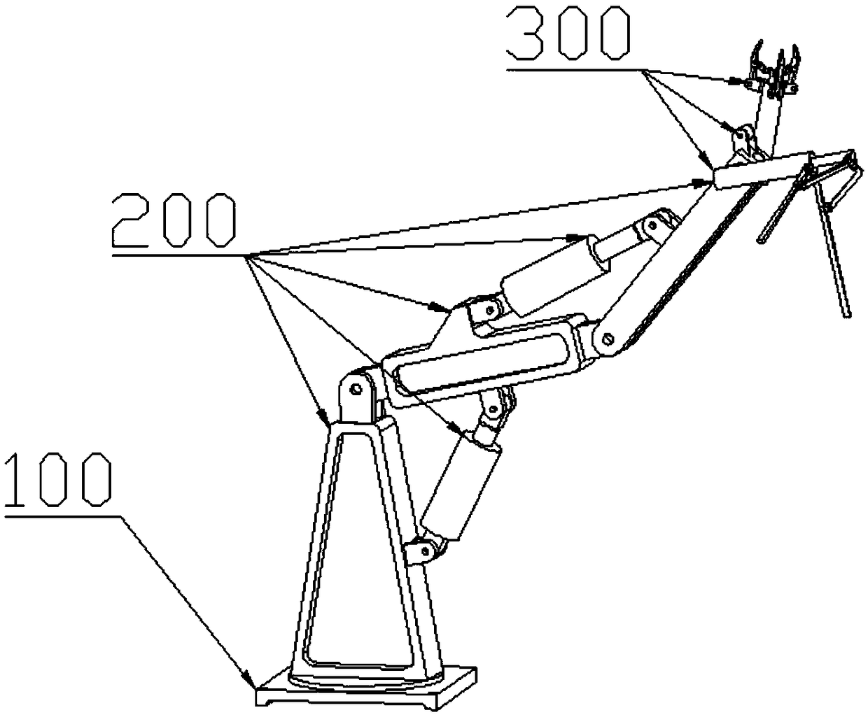 Ship-mounted mechanical arm and using method thereof
