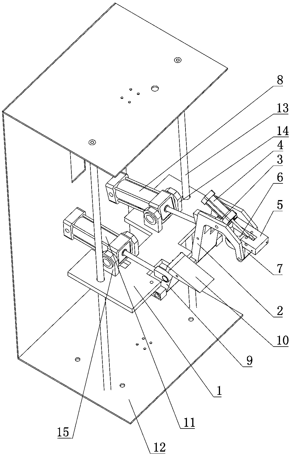 Interlayer paper divider of stacking machine