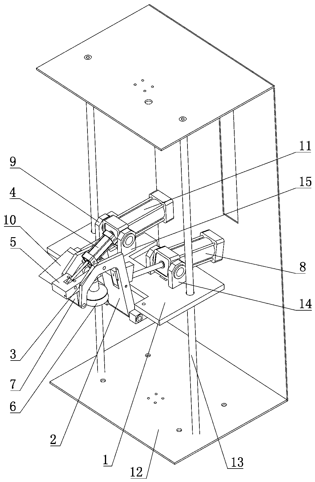 Interlayer paper divider of stacking machine