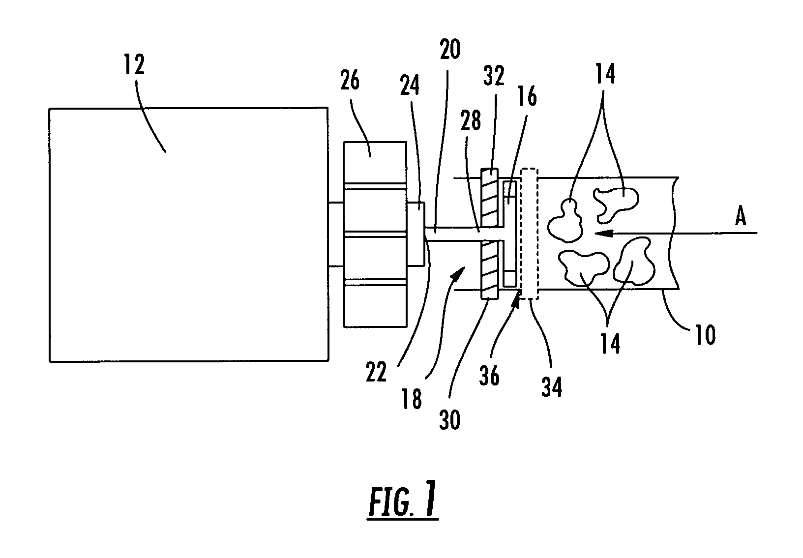Comminution device and method for comminuting residue in a dishwasher