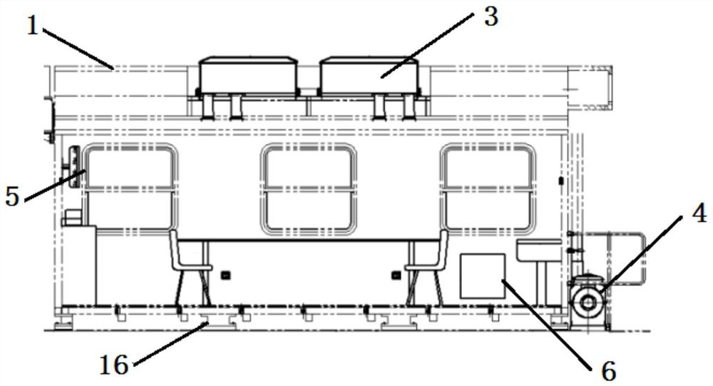 Carriage of rail car for meeting and rail car