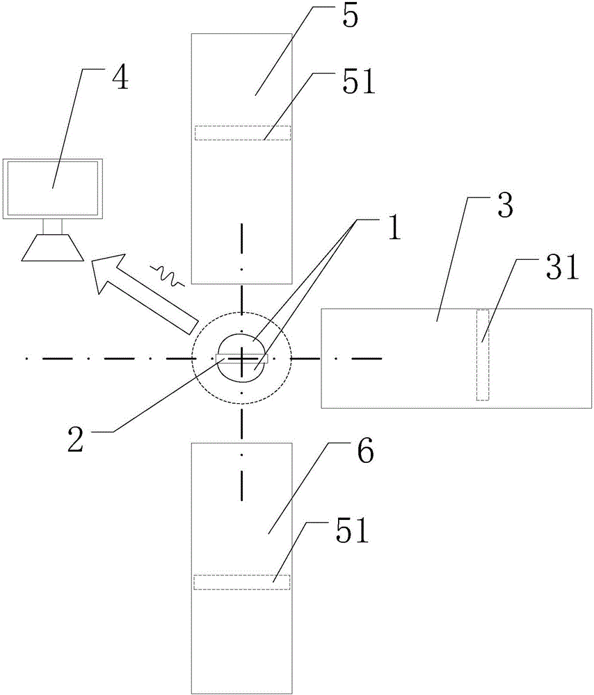Dual-lens positioning detection system and dual-lens positioning detection method
