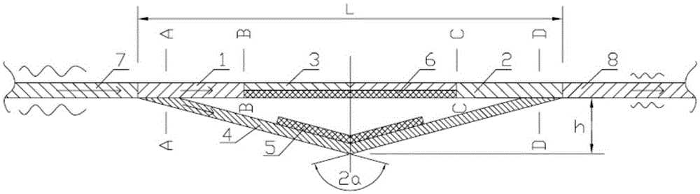 A plate damping connection structure