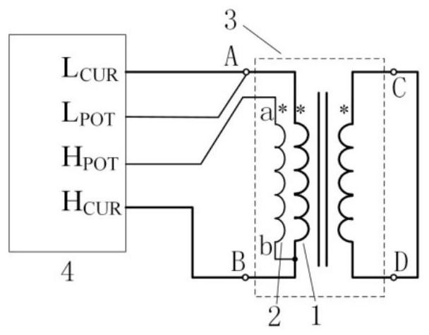 Winding AC resistance measurement method and system