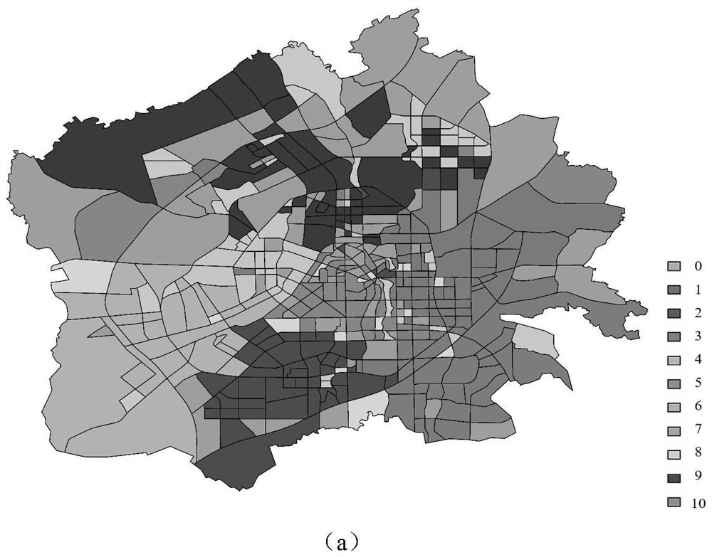 High-definition urban functional area identification method and system based on crowd movement track