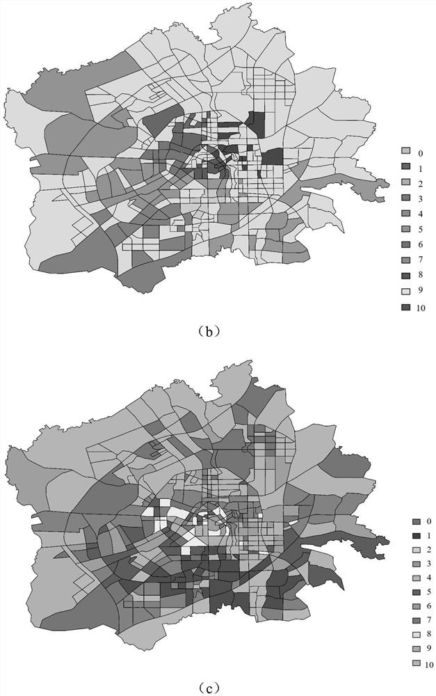 High-definition urban functional area identification method and system based on crowd movement track