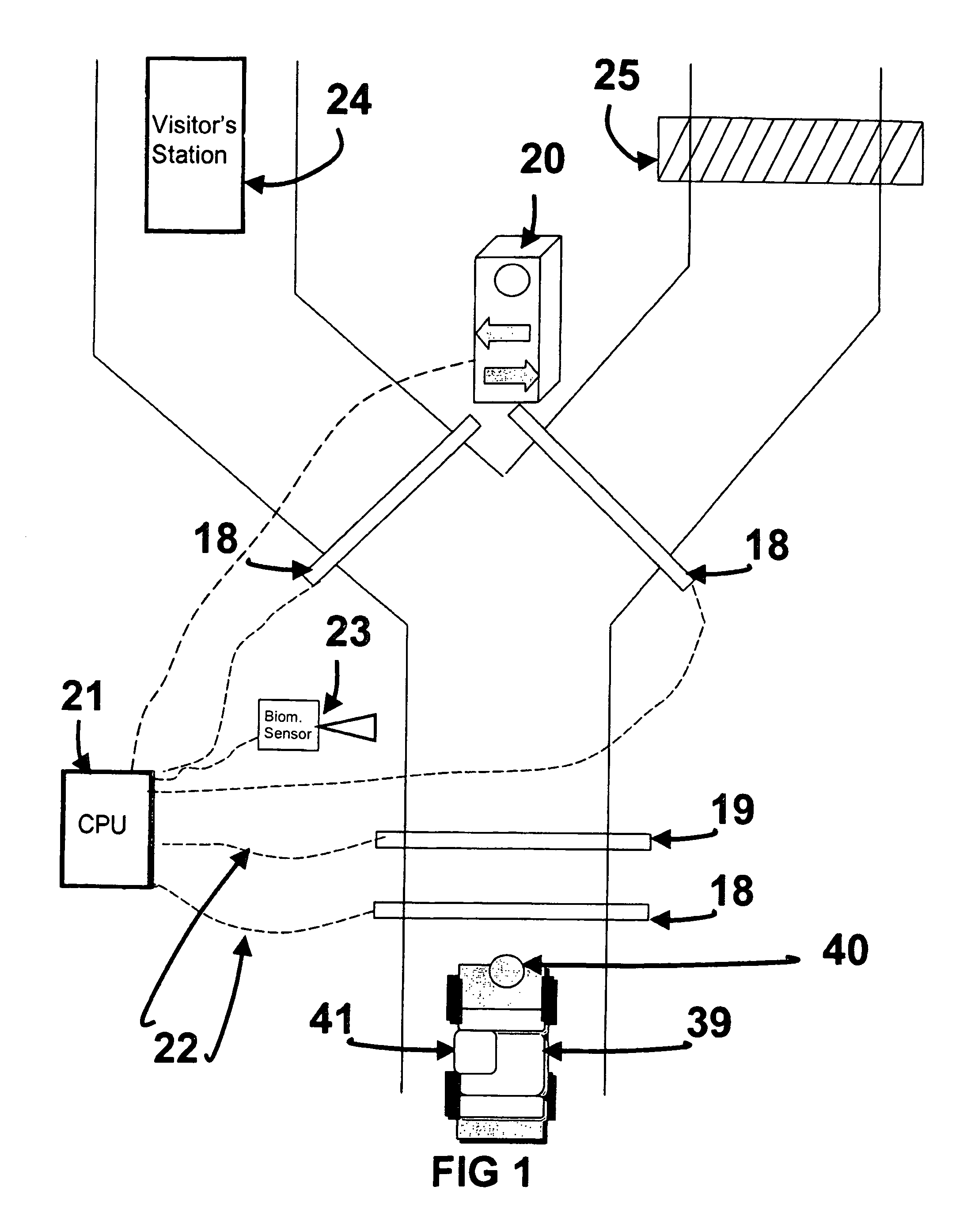 Personnel and vehicle identification system using three factors of authentication